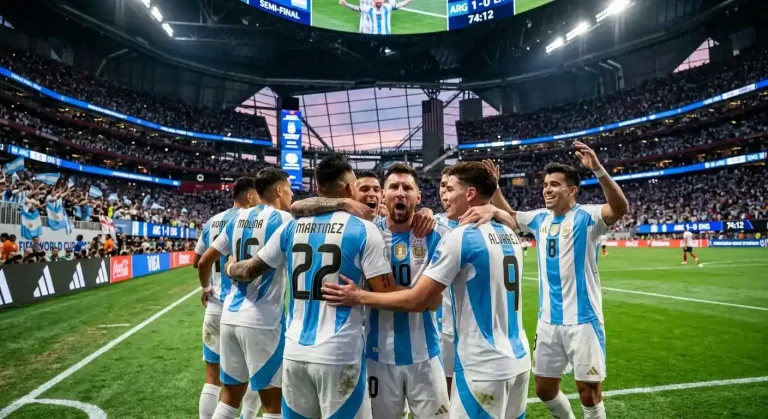 Argentine 2-1 Angleterre : Messi Brise le Rêve Anglais